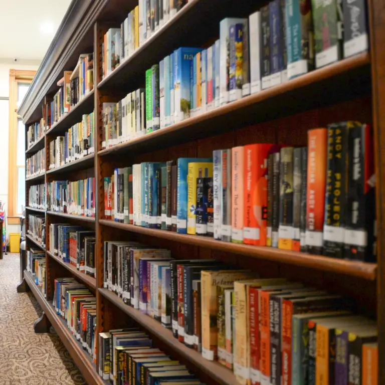 Working Mens Institute Library Bookshelf